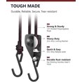 thumbnail image 3 of Heavy Duty Ratchet Tie Down Straps, 1/4" Adjustable Rope Hangers [8 Pack, 12FT, 150 lbs], Kayak Pulley System with Hooks for Garage Cargo Trucks Tents, 3 of 7