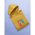 thumbnail image 3 of Unicorn Stencil Art Hoodie Women -Image by Shutterstock, Female 3X-Large, 3 of 4