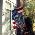 thumbnail image 2 of Black Russian Terrier Patriotic Flag Canvas House Size BB9677CHF, 2 of 4