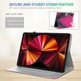 thumbnail image 2 of iPad Pro 11 Case 2021/2020/2018, iPad Air 4th Generation Case, Folio Stand PU Leather Smart Wallet Cover with Auto Wake/Sleep Pencil Holder Slim iPad Cover for Girls Women,D, 2 of 7