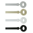 thumbnail image 3 of 2 Pack Adjustable 3/4" Single Window Curtain Rod 50" to 82" Grey, 3 of 4