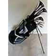 thumbnail image 3 of Mens Left Handed Golf Complete Set Driver, Wood, Hybrid, Irons, Wedge, Putter Clubs Deluxe Stand Bag LH Regular Flex, 3 of 4