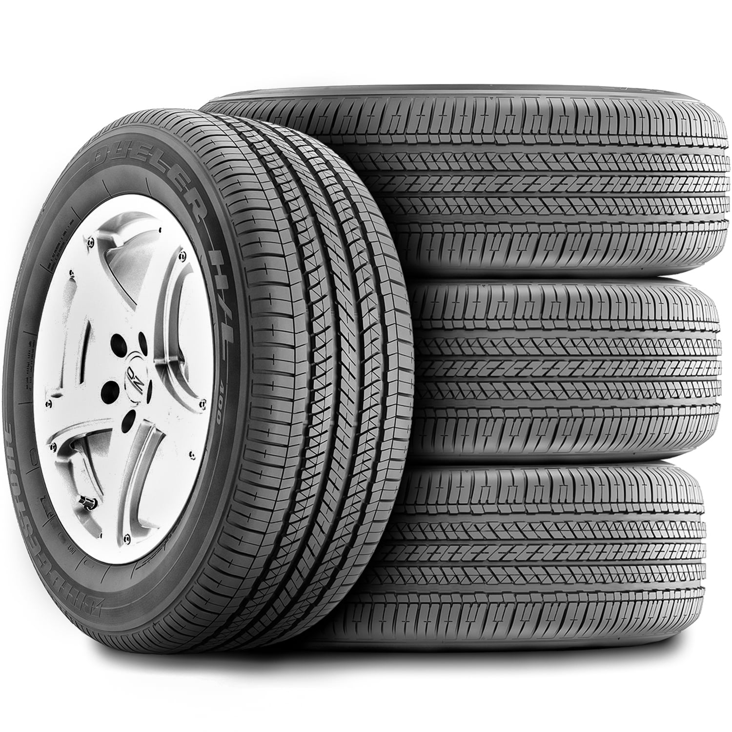 Set of 4 Bridgestone Dueler H/L 400 RFT 255/55R18 109H XL a