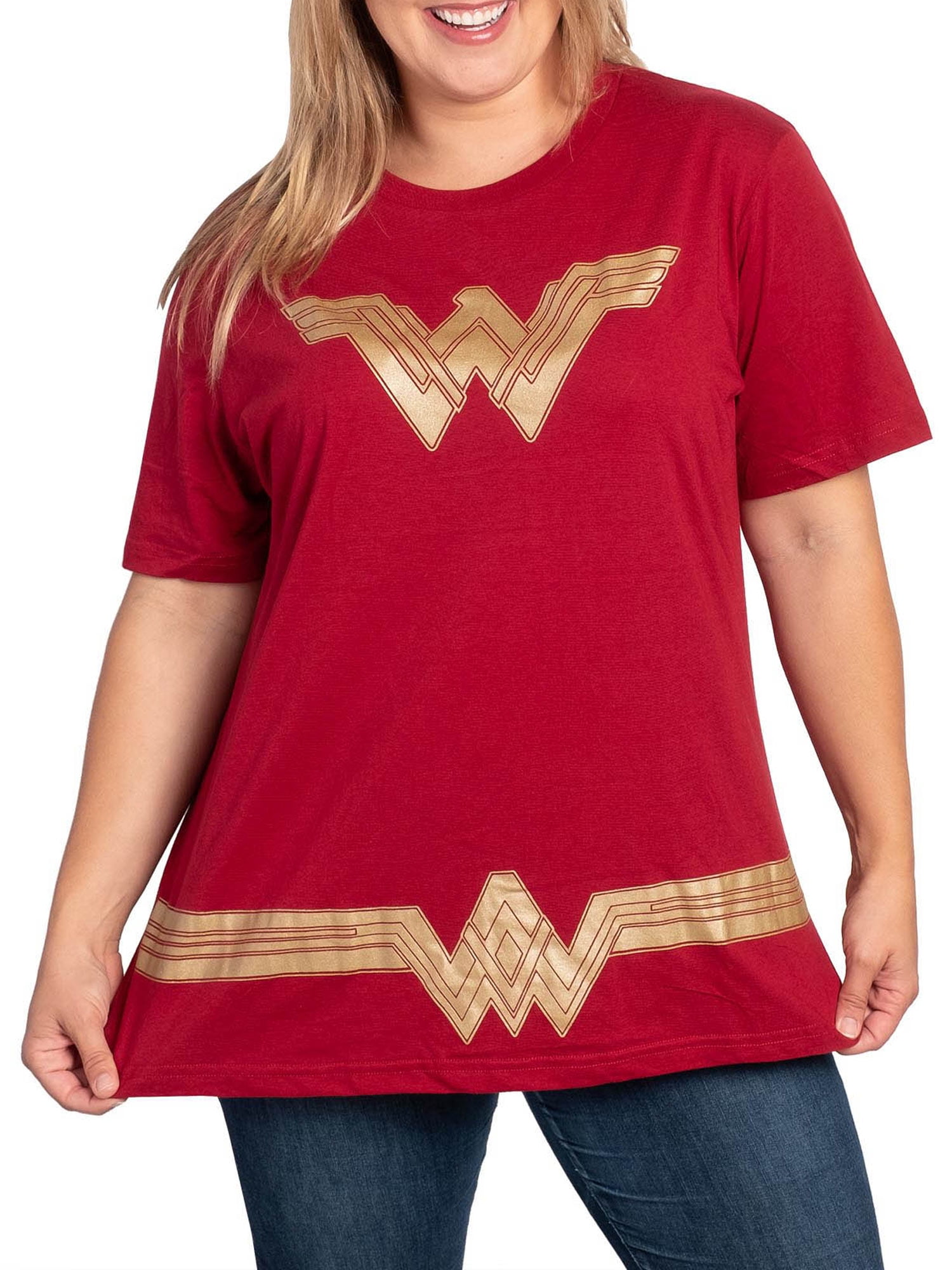 Wonder Woman Movie-Main Logo T-Shirt Femme