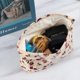 thumbnail image 5 of Rose Flower Printed Corduroy Pencil Case Handbag Pouch Wallet Beauty Makeup Travel Accessories for Women Girls Gifts, 5 of 5