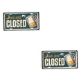thumbnail image 1 of Bewildely Shabby Chic Metal Sign Plaque Wall Bar Plate Poster Pub Art Car Cafe Tipo 70 2Conjunto, 1 of 1