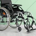 thumbnail image 4 of Miangastore 2 Pcs Roues de Rechange pour Déambulateur pour Fauteuils Roulants à Propulsion Pneus à Roulettes avant pour Petit Chariot Poussoir et Chariot de Magasinage Ensemble de Roues de Fauteuil Roulant Gris, 4 of 8