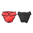 thumbnail image 4 of 2pcs XL Dog Sanitary Underwear Elastic Female Puppy Diapers Washable Comfortable Physical Pants for Canine Heat Incontinence Easy to Use Red Black, 4 of 4