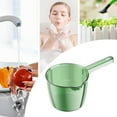 thumbnail image 5 of Uscallm under $5 Long Handle Water Dipper, Long Handle Bath Water Dipper, Efficient Kitchen Bathroom Shower Cup, Thickened Durable Water Scoop, Transparent Volume Control Jug, 5 of 7