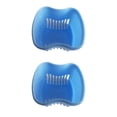 thumbnail image 3 of Monstrate Copa de dentadura Soporte de diente artificial Práctico estuche de dentición postiza Azul claro Azul claro 2piezas, 3 of 6
