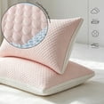 thumbnail image 3 of 2-Pack Bean 3D Pillow (29.13" x 18.9") - Pink All-Season, Soft and Hypoallergenic, 3 of 6