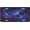 Purple Galaxy, variant on Leopard Print Girl Mom Gold Glitter Trendy Design Car Front License Plate, Decorative Auto Tag, Aluminum, 12 x 6 Inch, Universal Fit, Rust-Proof