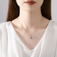 thumbnail image 2 of 2 Ojo Turco Collar Y Pulsera De Acero Inoxidable Para Mujer LabG, color Plata, 2 of 5
