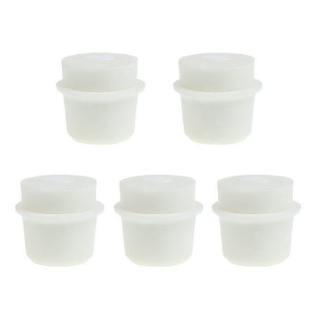 

5Pcs Laboratory Stopper-Tapered Stopper Plug For Flask Test Tube 7 Sizes