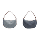 thumbnail image 1 of Bolso Mezclilla Con Forma Media Diamantes Hombro para Mujer Hobo (celosía Ligera) Azul, 1 of 9