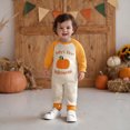 thumbnail image 4 of Newborn Onesies Boy Baby Kids First Halloween Romper Jumpsuit Pumpkin Embroidery Photoshoot Outfit Rompers for Girls, 4 of 9