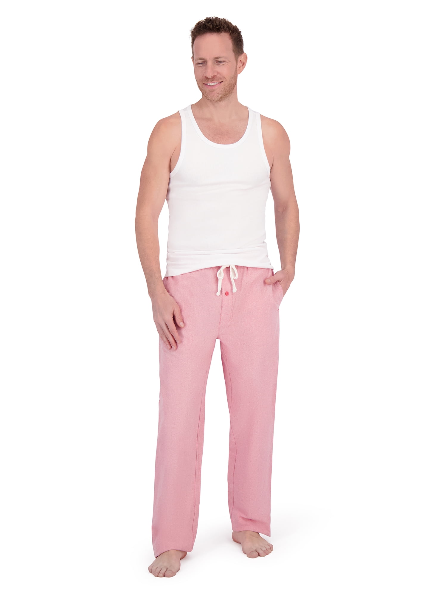 Hanes Men's Brushed Oxford Woven Sleep Pajama Pants, Sizes S-2X