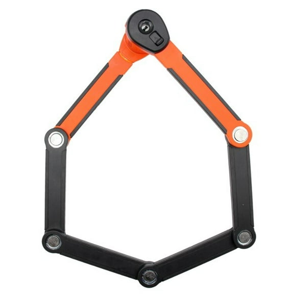 KRYPTONITE : EVOLUTION 790 FOLDING LOCK : BLACK/ORANGE : 5.4MM X 90CM