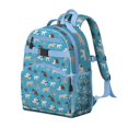 thumbnail image 3 of Artistic Dog Print Students Backpack Watercolor Puppy Pattern with Abstract Elements for School, 3 of 6
