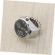 thumbnail image 5 of Esfera de reloj creativo con anillo negro para hombre y dedo elástico para mujer TUNC Sencillez, 5 of 5