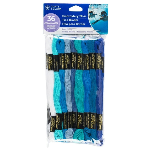 Coats & Clark® Blue Embroidery Floss Value Pack 8.75 Yds