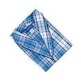 thumbnail image 3 of Bill Baileys Men?s Long Sleeve Premium Cotton Blend Woven Robe Lightweight Sleep & Morning Robe (Small/Medium, Teal Blue Plaid), 3 of 3