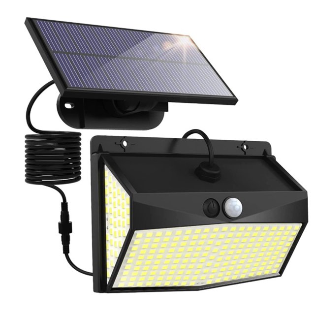 Luz de calle ajustable de la luz solar dividida del sensor del cuerpo humano del LED para el jardín del patio