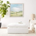 thumbnail image 4 of Sunset Trading Puff Fabric Slipcovered Sectional Modular Ottoman in White, 4 of 7