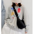 thumbnail image 2 of PIKADINGNIS Women Canvas Tote Bags Crossbody Handbag Hobo Purse Top Handle Zipper Bag Office Travel Shopping, 2 of 6