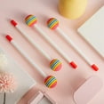 thumbnail image 2 of 12 Pcs Lollipop Drum Mallet Sticks Round Rainbow Hammer Percussion Drumsticks for Kids Child Musical Toy, 2 of 10
