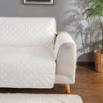 thumbnail image 4 of Lovote Couch Cover 3 Seaters Waterproof Sofa Cover Beige Non-slip Slipcover Furniture Cover Protector from Pets, 4 of 6
