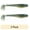 Bluegill Flash, variant on (2 pack) Ozark Trail 4" Shudder Swimmer, Bluegill Flash, 5 pieces Fishing Soft Baits
