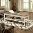 thumbnail image 2 of Convenience Concepts French Country Coffee Table in Driftwood and White Wood, 2 of 7