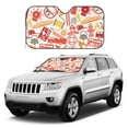 thumbnail image 3 of Bingfone Firefighter Icons Car Windshield Sunshade,Sun Foldable Sun Shield Sun Visor for Car - Small, 3 of 9