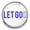 Blue, variant on Choose Color | Let Go, Let God Snap Jewelry Ginger Charm Button, For Interchangeable DIY Customizable Accessories