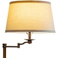 thumbnail image 3 of Brightech Caden Lampe de Sol Moderne Style Industriel 63 Pouces de Haut avec Bras Oscillant, Bronze, 3 of 12