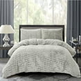 thumbnail image 2 of Home Soft things 3 Piece Faux Fur Duvet Cover Set - Angela - Queen (92" x 90"), 2 of 4