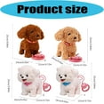 thumbnail image 3 of Robot Dogs Realistic, Wuffy Robot Dog, Interactive Walking Plush Robots Dog Toys with Touch Sensing, Voice Mimic, LifelikeSounds, Tongue & Licking Motion,Battery Powered Puppy, 3 of 11