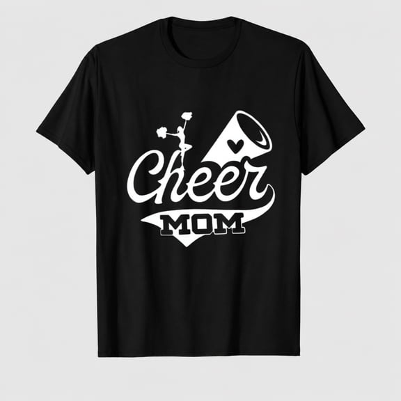 Mama T-shirt Cheer Mom Shirt for Baseball Football Soccer Baketball Dance