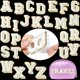 thumbnail image 1 of Parches autoadhesivos con letras de chenilla WILLBOND de la A a la Z, 52 unidades, 1 of 7