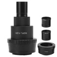 thumbnail image 2 of Objectif de Caméra de Microscope, T2 M4 / 3 Ndpl 1 (2X) Lentille de Microscope d'Interface de Microscope de Caméra de Microscope Construite pour la Précision, 2 of 14