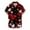 Red, variant on IROINNID Men's Casual Valentine's Day Short Sleeve Printed Blouse With Pocket