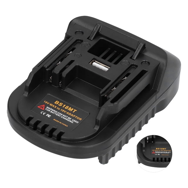 Power Tool Battery Converter, Battery Adapter Power Tool Power Adapter No Conversion Loss Safe and Durable for Battery Converter Adapter