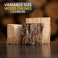 thumbnail image 4 of Smoker Wood Chunks 13-16 lbs for Grilling, Smoking, and Wood Fire Cooking ~ 2 x 3 Inches, (Hickory, 790 Cu in.), 4 of 5