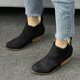 thumbnail image 3 of NECHOLOGY Botas Mujer Adulto Femenino Zapatos Botines de mujer Zapatos de mujer, botines de tacón grueso, zapatos informales, suela blanda antideslizante, botas transpirables a la (Black, 7.5), 3 of 5