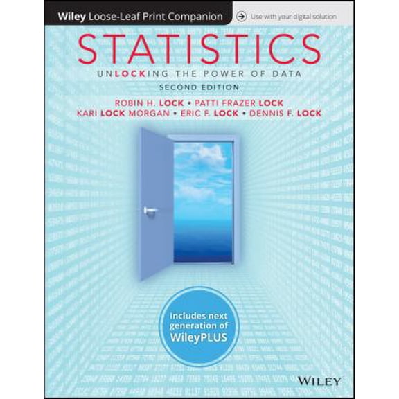 Pre-Owned Statistics: Unlocking the Power of Data, 2e WileyPLUS (next generation) + Loose-leaf (Paperback) 1119491320 9781119491323