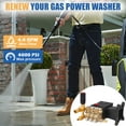 thumbnail image 6 of Yeshouse Pressure Washer Pump, Parts Washer Pump, 4 Gpm – 1" Shaft Horizontal Plunger, Power Washer Pump Replacement Compatible with Simpson, Ryobi, Subaru, Craftsman 4400 Psi, 6 of 9