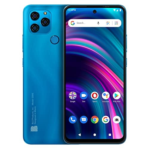 Restored BLU G91s G0550WW 128GB GSM Unlocked Android Smartphone - Cyan