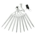 thumbnail image 2 of Outdoor Christmas Icicle Lights Raindrop Cascading Light LED Waterproof Icicle Snowfall String Lights For Wedding, 2 of 8