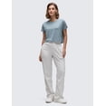 thumbnail image 3 of CRZ YOGA Women's Pima Cotton Workout Short Sleeve Shirts Loose Athletic Crop Tops Casual T-Shirt, 3 of 6